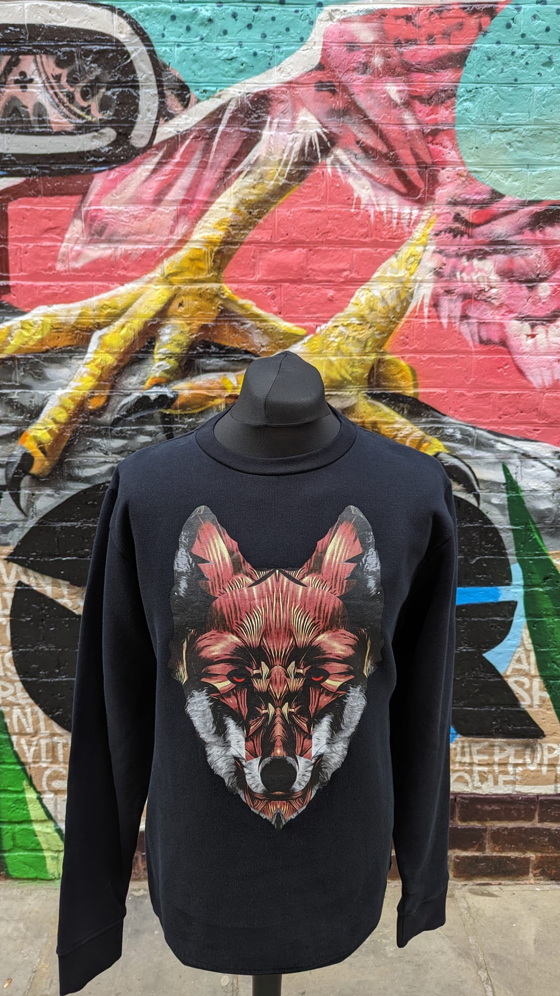 Marcelo Burlon County Of Milan Fox Head Print Jumper