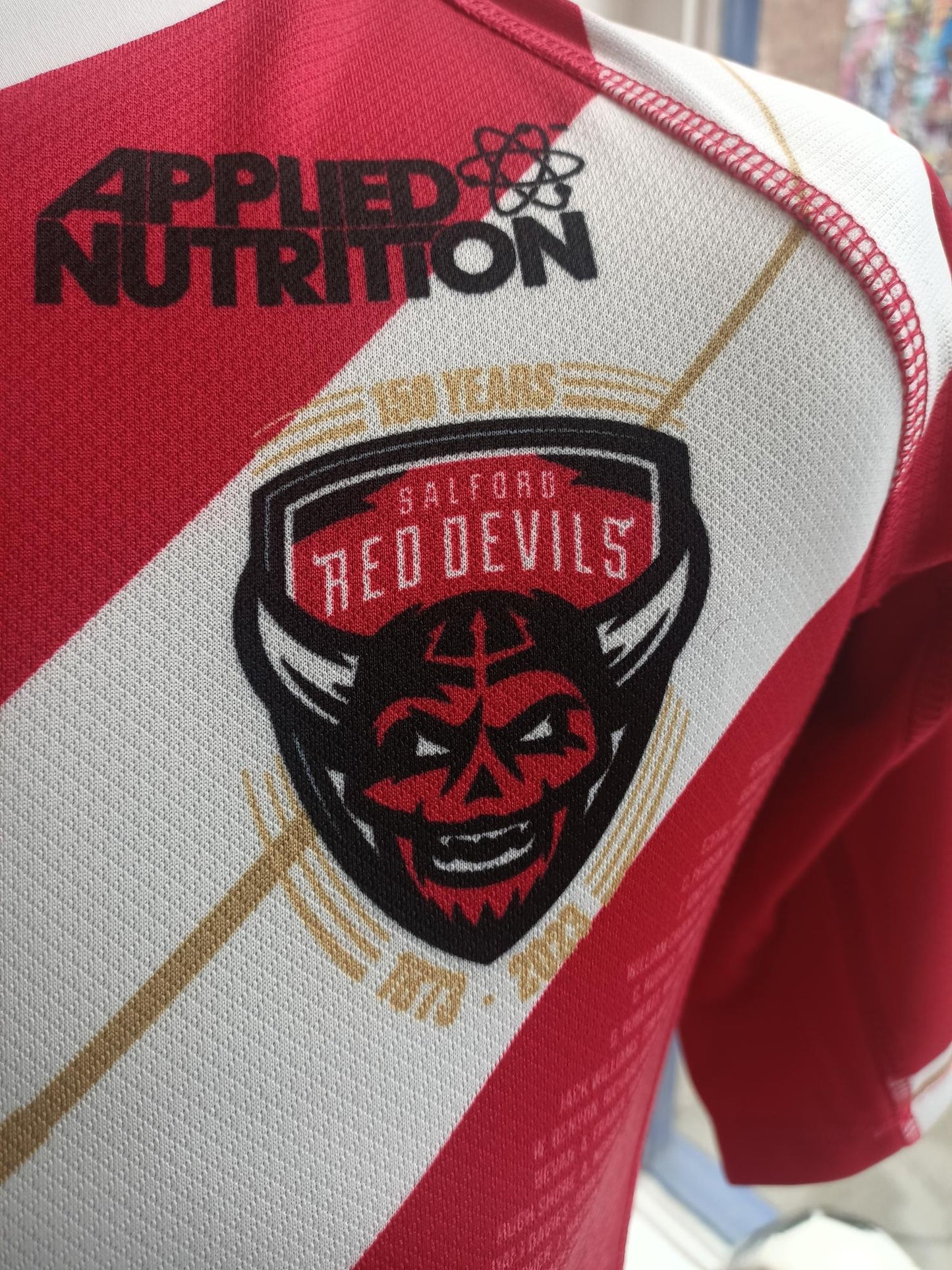 Salford Red Devils Rugby League Home Shirt BNWT 2022-2023