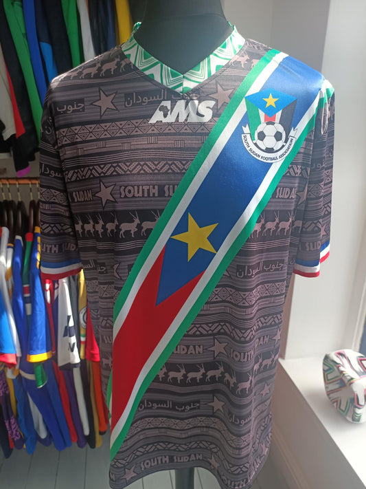 South Sudan National team 2018 third shirt used