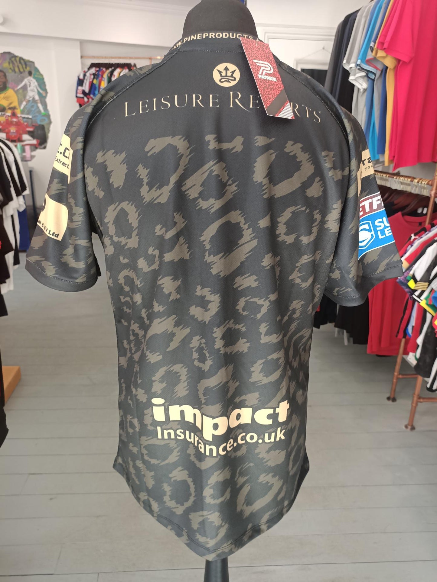 Leigh Leopards 2024 Home Shirt BNWT (Large)
