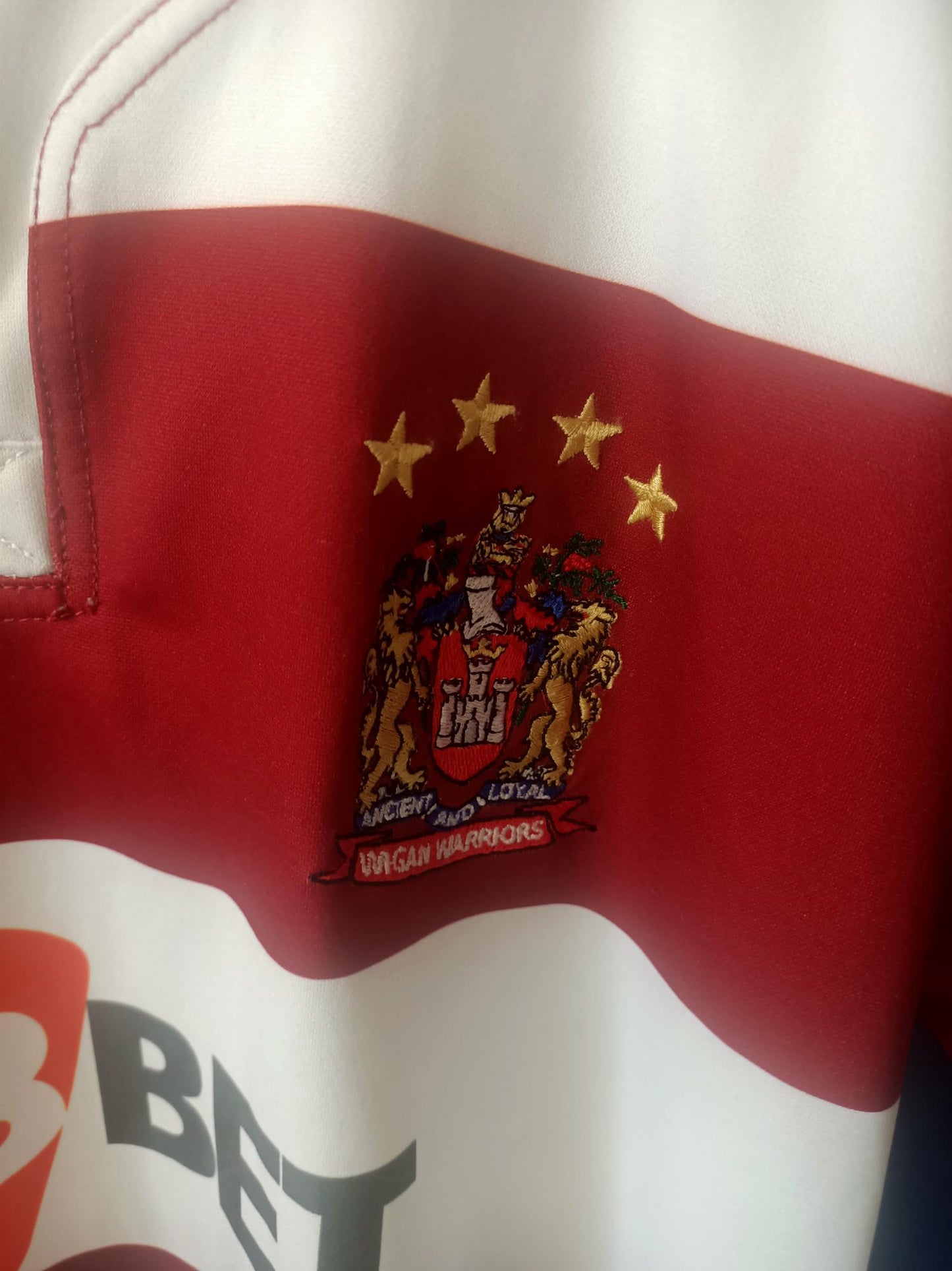 Wigan Warriors rugby shirt 2017/2018 home (Medium)