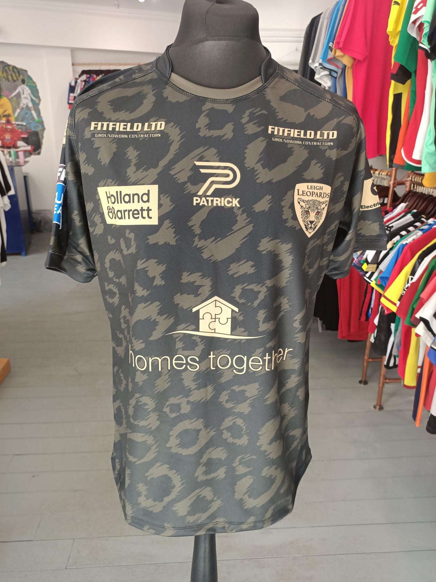 Leigh Leopards 2024 Home Shirt BNWT (Large)