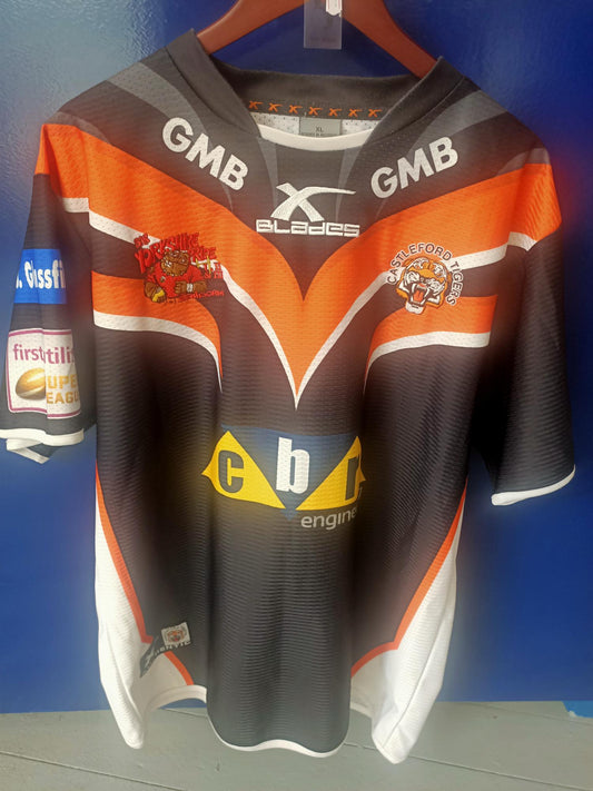 Castleford Tigers Rugby Shirt 2017-2018 (Xtra Large)
