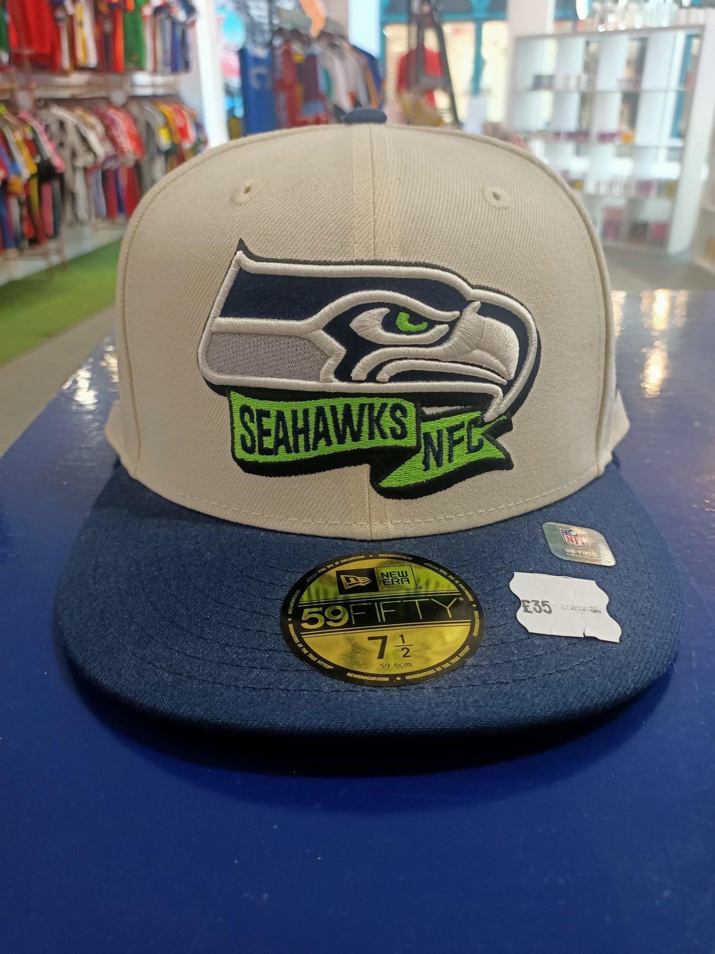 Seattle Seahawks Fitted Cap 7 1/2