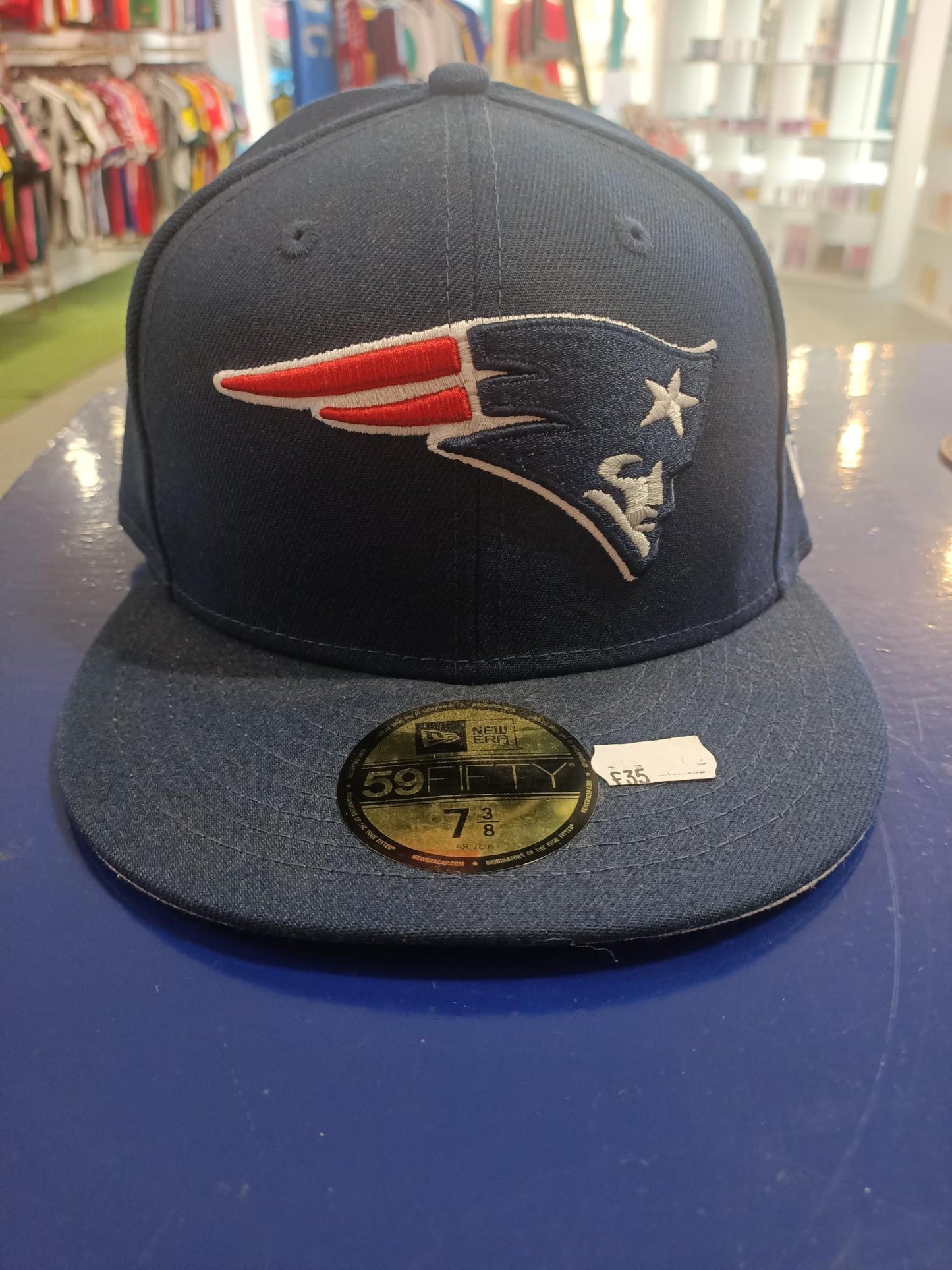 New England Patriots Fitted Cap 7 3/8