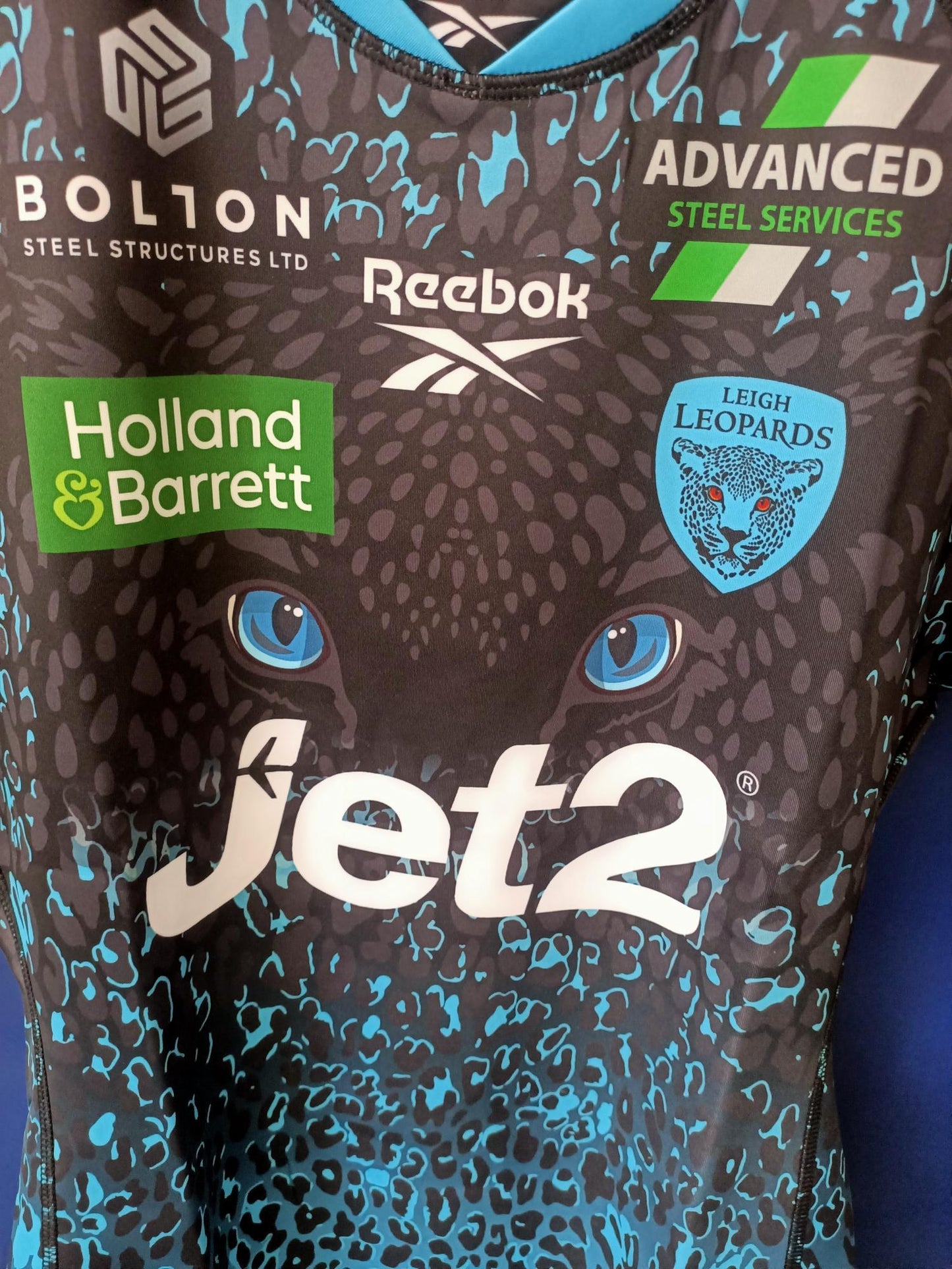 Leigh Leopards 2025 away Shirt (Large) Player Addition