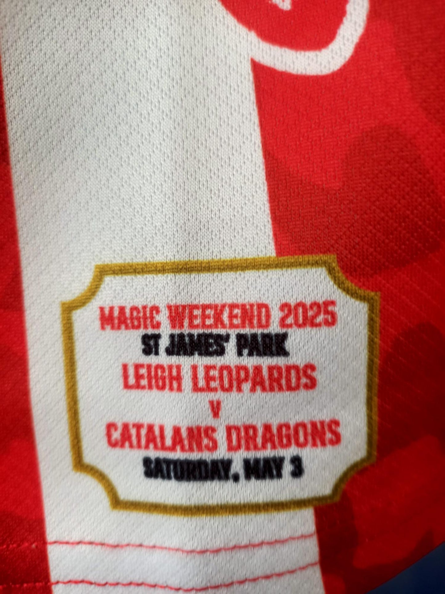Leigh Leopards Magic Weekend 2025 Shirt (XL)
