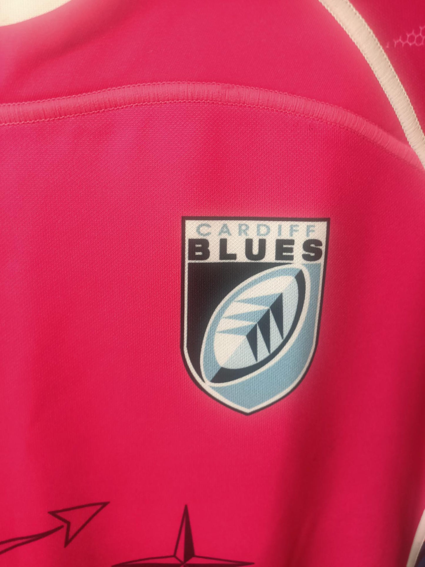 Cardiff Blues Rugby Shirt 2010/2011 Away shirt (Large)