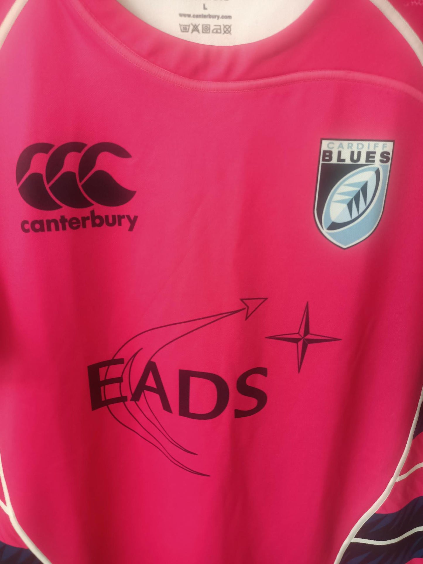 Cardiff Blues Rugby Shirt 2010/2011 Away shirt (Large)