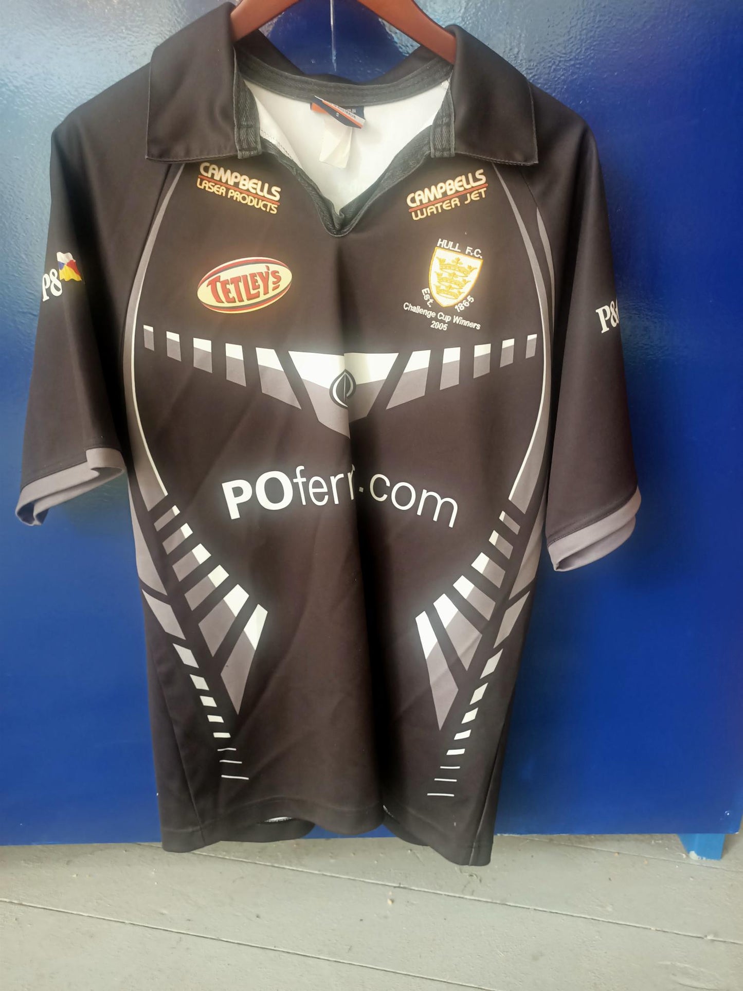 Hull FC 2006 Rugby away shirt (Small)