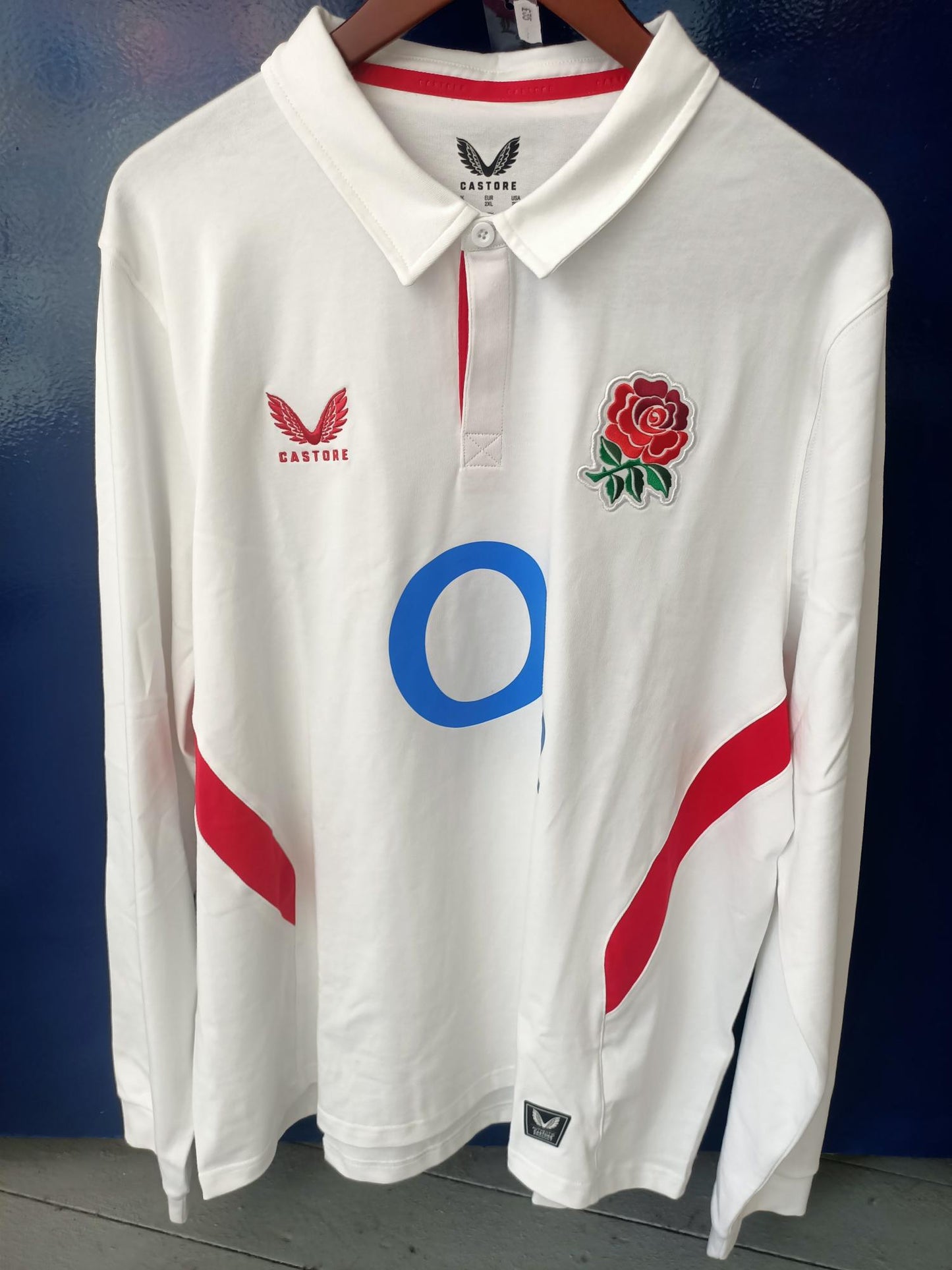 England Rugby Union Shirt 2025/2026 Home Shirt (XXL) Long Sleeve