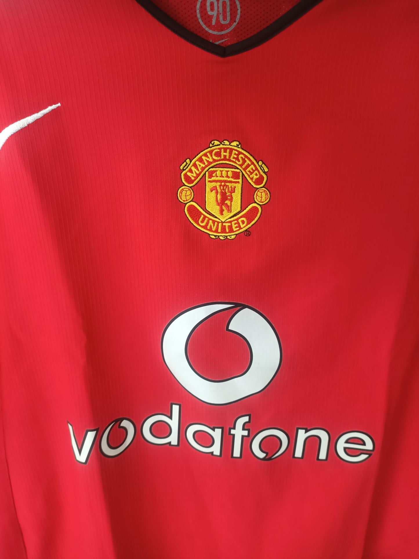 Manchester United 2004/2005 Home Shirt (Ronaldo champions league patch)
