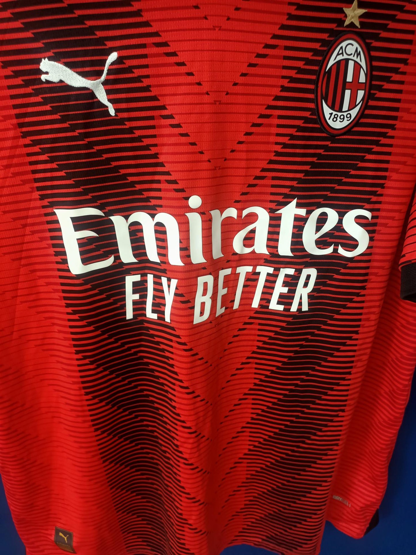 Ac Milan 2023/2024 Home Shirt (Giroud Serie A Patch)