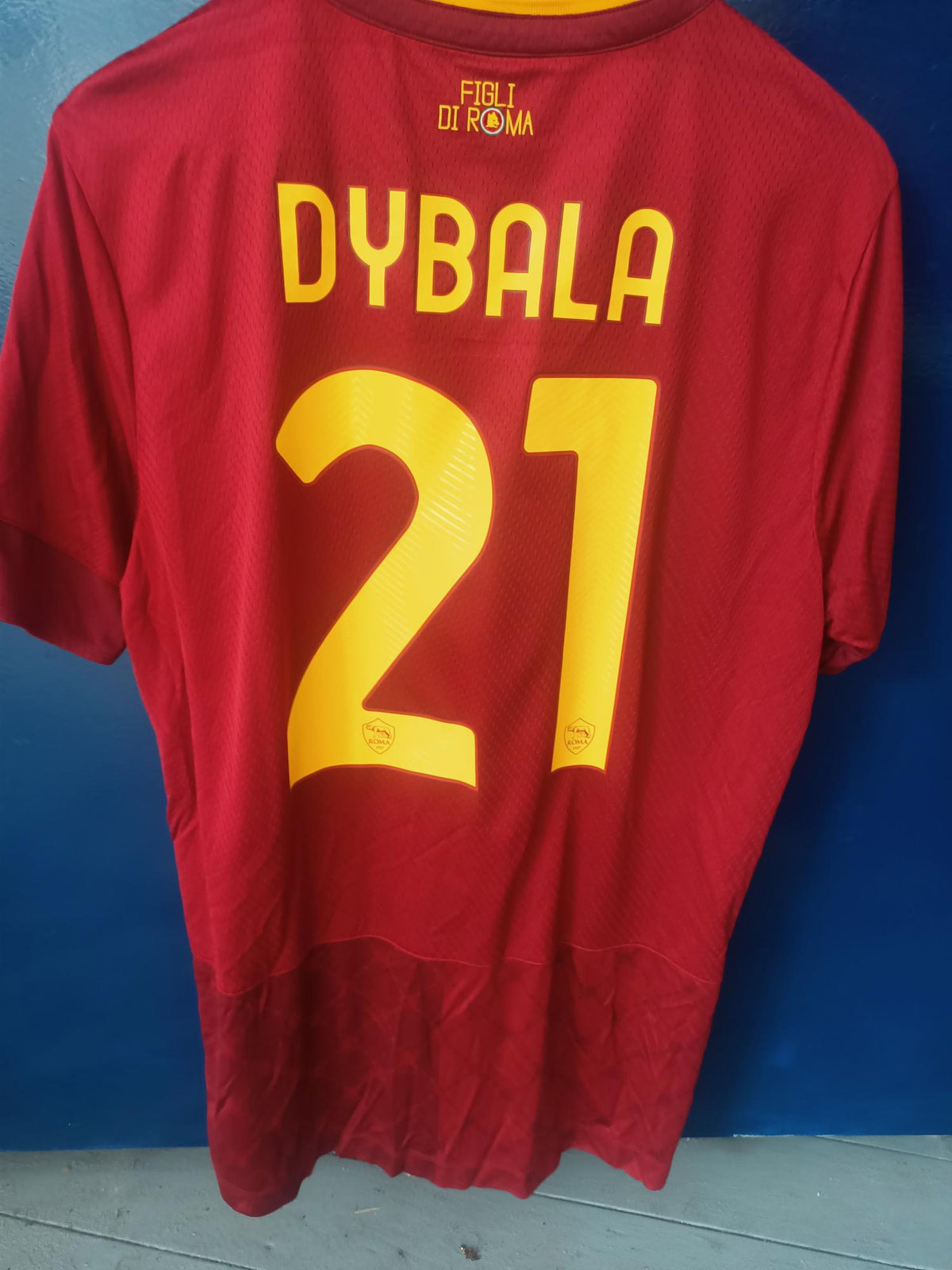 Roma 2022/2023 home Shirt (Dybala Serie A Patch)