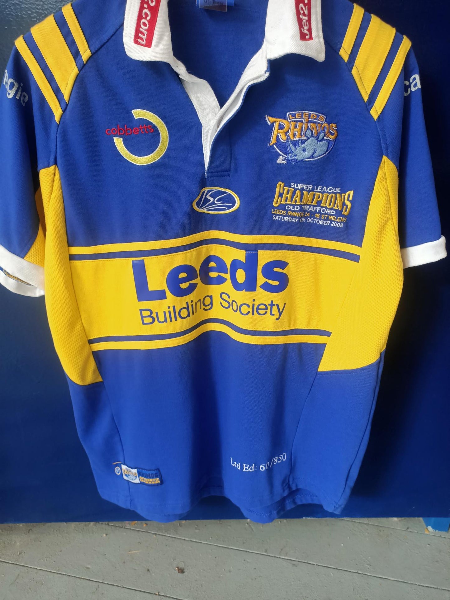 Leeds Rhinos 2008 Home Shirt (Medium) Limited Edition 60/850