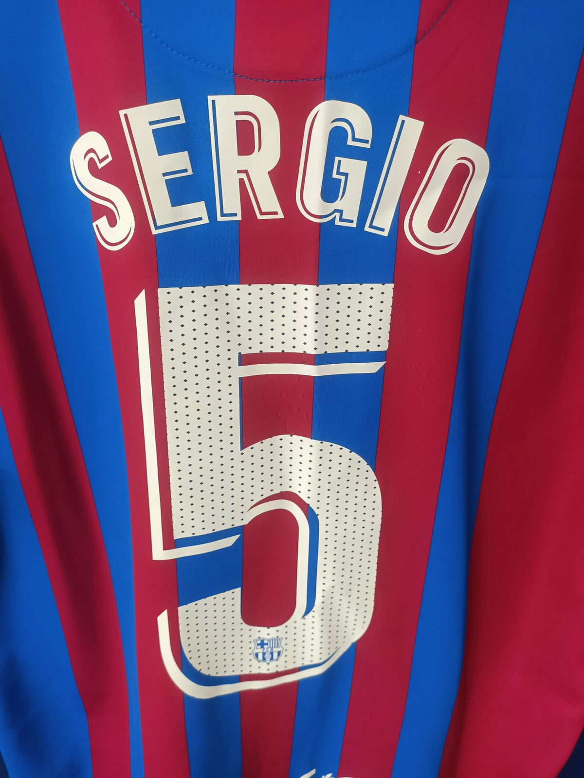 FC Barcelona 2021/2022 Home Shirt (Sergio)