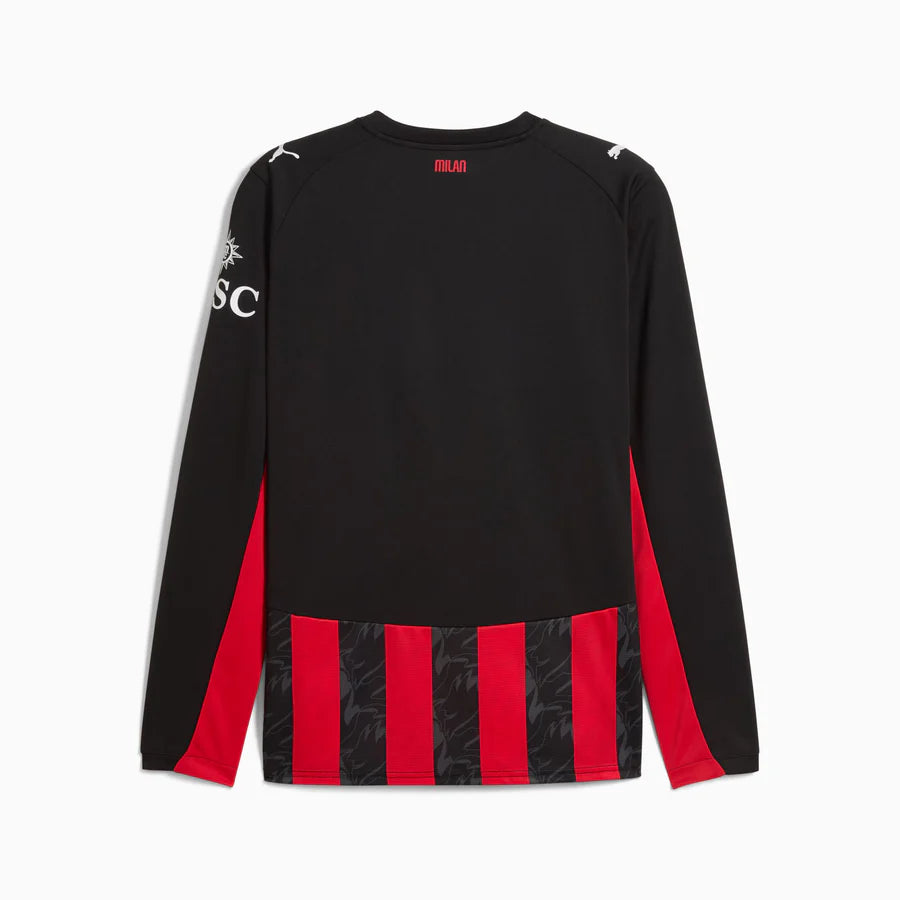 AC Milan 2025-2026 Home Shirt Long Sleeve